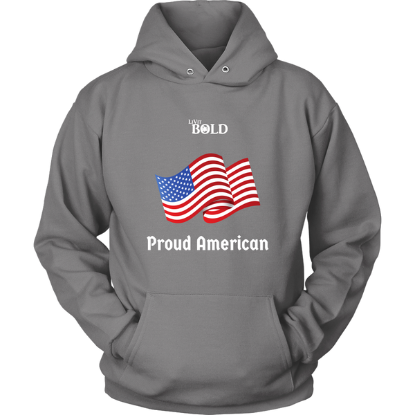 LiVit BOLD Hoodies for Men & Women - Proud American - LiVit BOLD