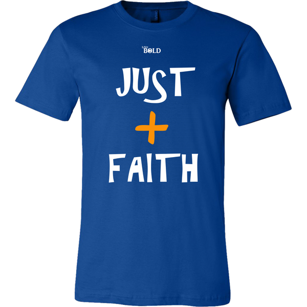 Just Add Faith Men's T-Shirt - LiVit BOLD - 17 Colors - LiVit BOLD