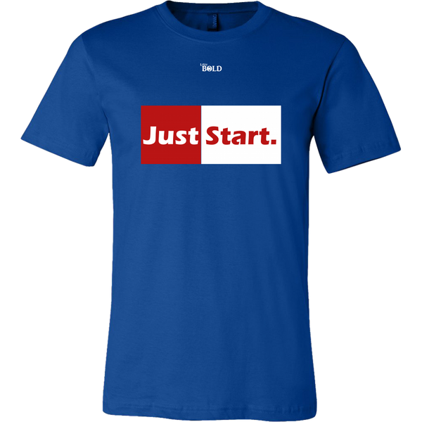 Just Start Men's T-Shirt - LiVit BOLD - 13 Colors - LiVit BOLD