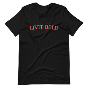 LIVIT BOLD Black Short-Sleeve Unisex T-Shirt