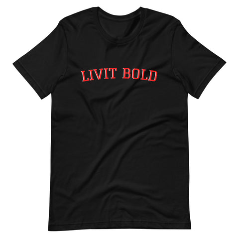 LIVIT BOLD Black Short-Sleeve Unisex T-Shirt