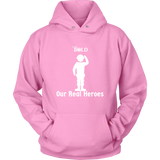 LiVit BOLD Hoodies for Men & Women - Our Real Heroes - Army Style - LiVit BOLD