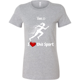 LiVit BOLD Bella Women's Shirt - I Heart this Sport - Track & Field - LiVit BOLD