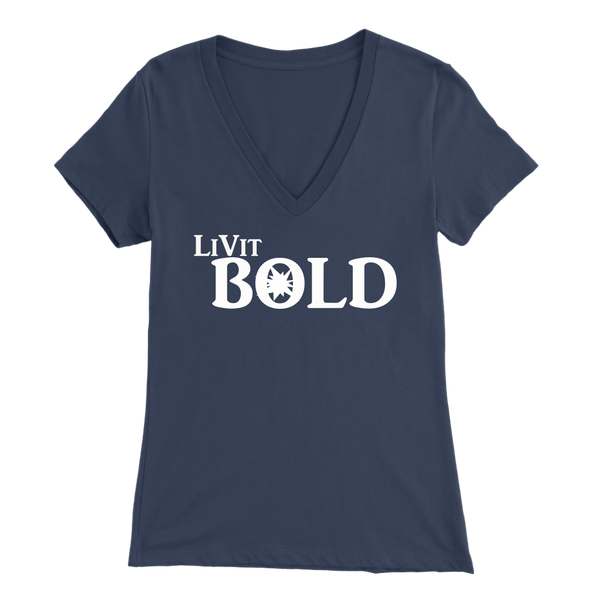 LiVit BOLD Bella Women's V-Neck - LiVit BOLD