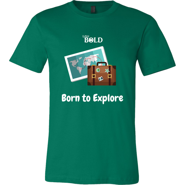 LiVit BOLD Canvas Men's Shirt - Born to Explore - LiVit BOLD