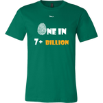 One In 7 Plus Billion - Men's T-Shirt - 15 Colors - LiVit BOLD - LiVit BOLD