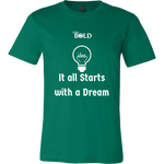 LiVit BOLD Canvas Men's Shirt - It all starts with a dream - LiVit BOLD