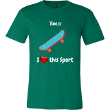 LiVit BOLD Canvas Men's Shirt - I Heart This Sport - Skateboard - LiVit BOLD