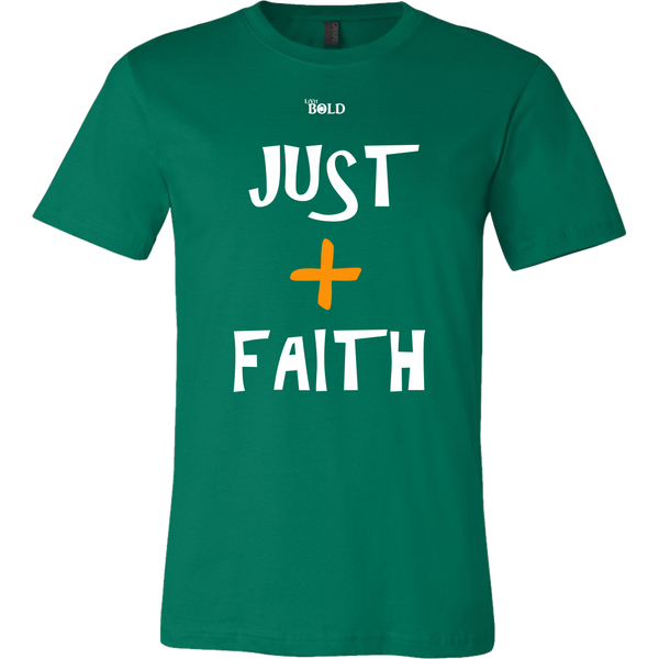 Just Add Faith Men's T-Shirt - LiVit BOLD - 17 Colors - LiVit BOLD